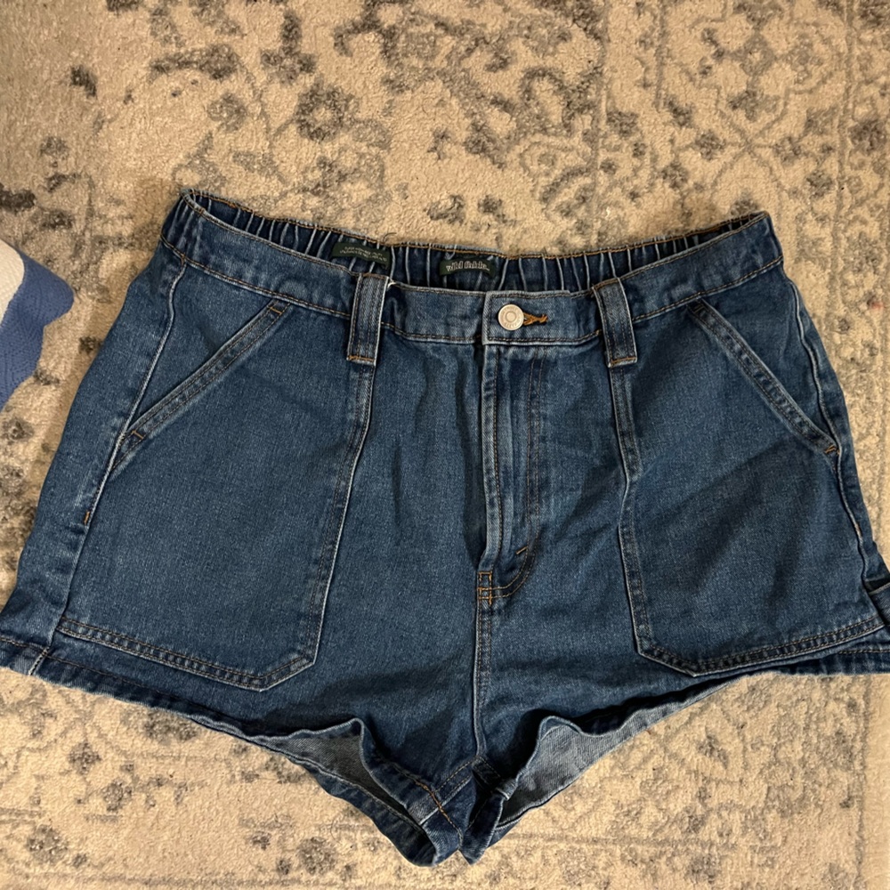 Wild Fable Dark Blue Jean Shorts